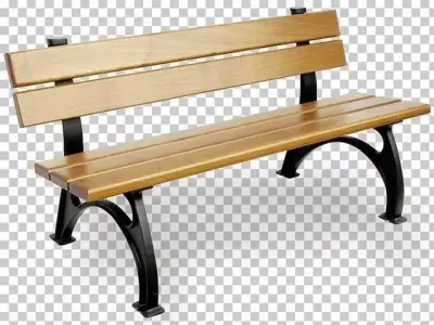 Bench  Free low-poly 3D model
