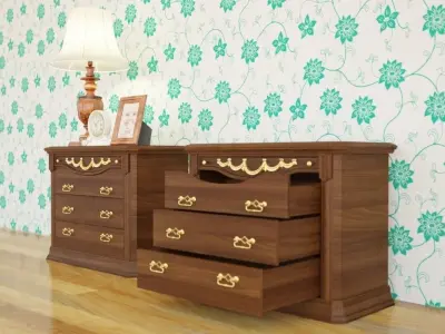 Chest Of Drawer 3D model