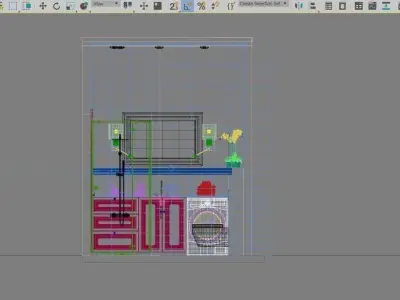 Mini Bathroom  Free 3D model