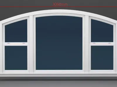 Segment head picture window  3D model