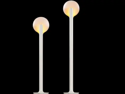 Lampes Elysee Low-poly 3D model