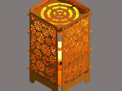 Collister Table Lamp 3D model 3D model