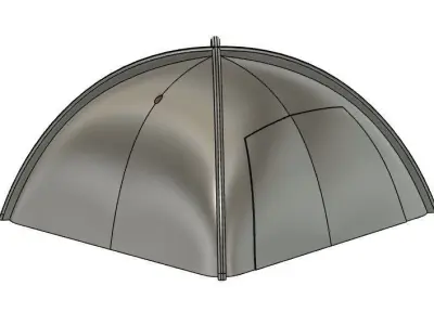 Camping Tents - H0 Scale 3D print model