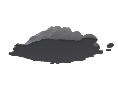 Pile of Dirt v1 003 Low-poly 3D model