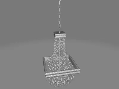 Syston Light Unique - Statement Empire Chandelier  3D model