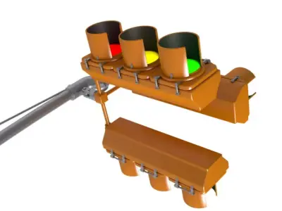 Traffic Lights 3D model