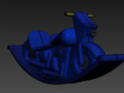 Seesaw Motorcycle Theme 3D model