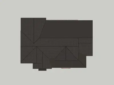 Modern Farmhouse 3D Model 3D model