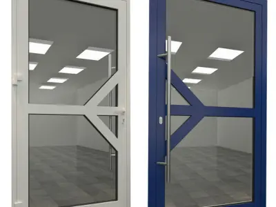 Aluminum Joinery Doors 3D model