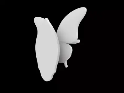 Butterfly Candle Sconce 3D Print Model 3D print model