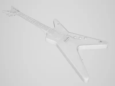  Dean From Hell Cowboys From Hell Electric Guitar 3D model