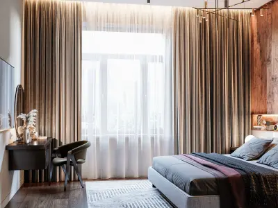 Bedroom Interior Scene 01 3D model