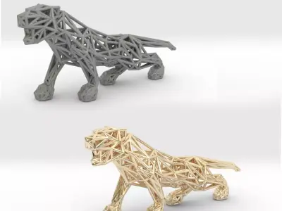 Black Panther 3D print model