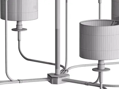 Marlowe 9 Light Chandelier 3D model