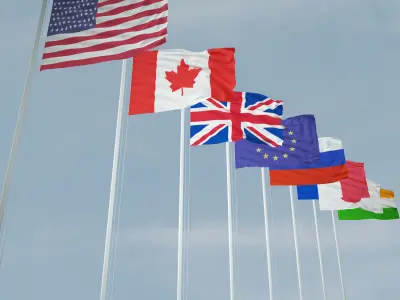 Flags asem 3D model