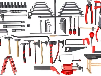 Tools New - Hand Tools-GARAGE TOOLS 3D model