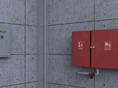 Hangar Exterior-Interior 2 3D model