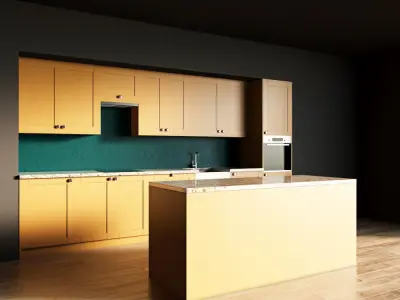 82-Kitchen10 matte 7 3D model