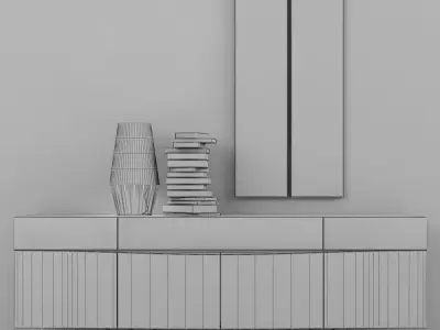 Decorative set Chest 3 3D model