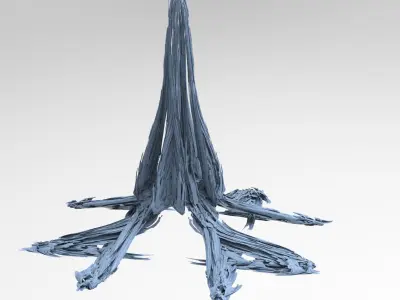 The Capital of Atlas 4 tower designs 3D model
