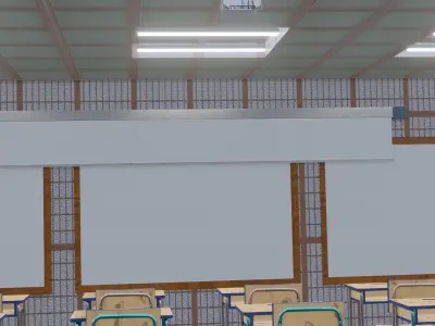 classroom japanese 3D model