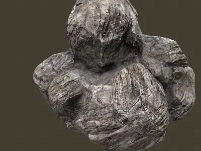 Rock Low-poly 3D model order