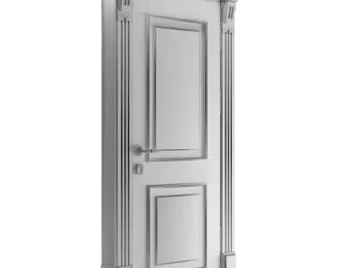 Interior door 01 3D model buy
