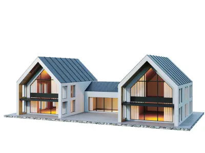 MODREN HOUSE N8 3D model