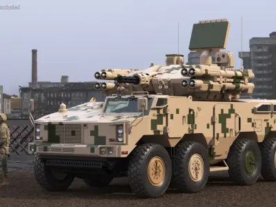  Type 625E Surveillance System and Soldier 