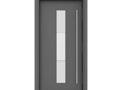 Metal Front Door 3D model