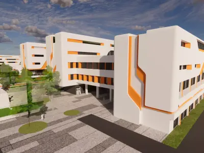 University School-C4 3D model