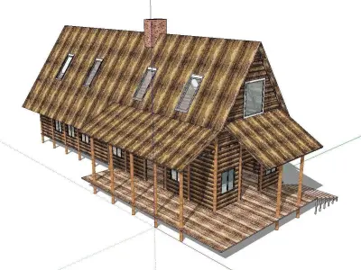 Creative Design-Holiday Cabin-098 3D model