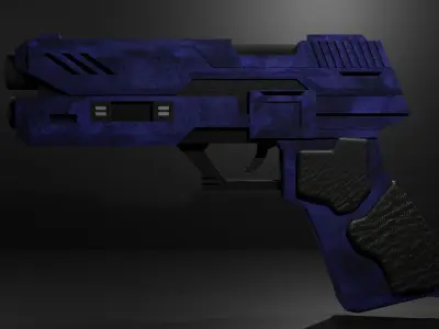 Sci-fi  space Gun 3D model