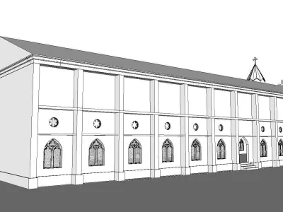 Architecture-Religion-God-Culture-Temple-0142 church 3D model