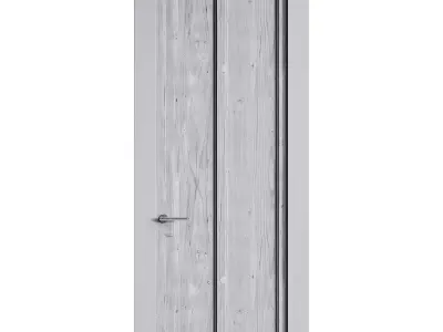 Modern entrance door 35 3D model