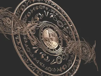 Merlin wizard pattern collection  3D model