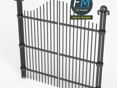 Iron gate 1 3D model