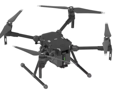 DJI Matrice 200 Series v2 Zenmuse Drone 3D model