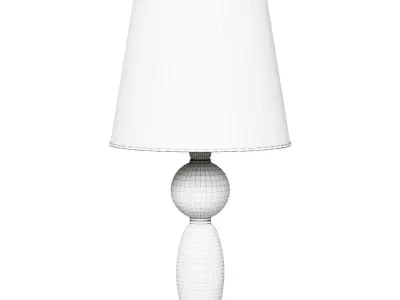SOFFIO  Amber glass lamp 30x66 3D model