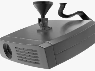 Projector machine with handle 3D model