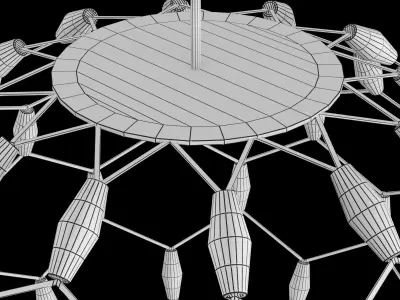 Marlin Chandelier 3d model 3D model