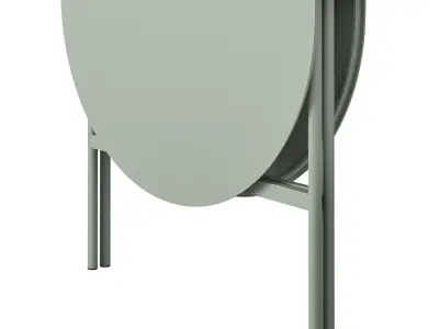 Rejuvenation Skagerak Picnic Table and stool Low-poly 3D model