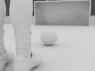 Favela Soccer Field 3D model