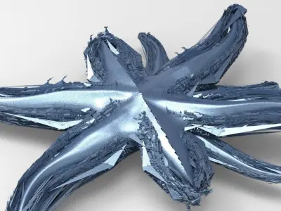 Sci-Fi Ocean Diver Towers  3D model