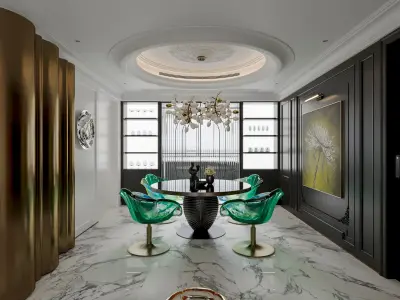 Apartment interior scenes     3D model 39