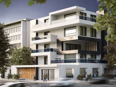 Modern residential apartment 3D model