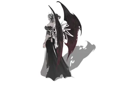 Darkwing Demoness 3D model