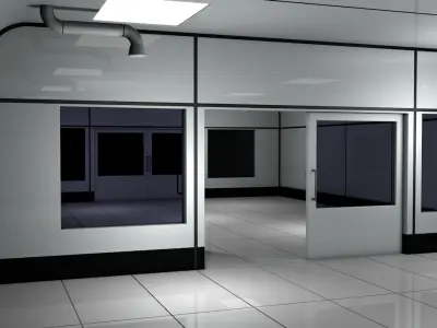 Sci Fi Room 3D model