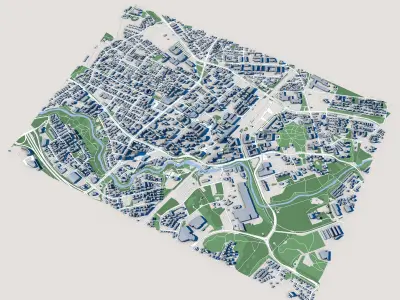 Vantaa City Finland 3D model