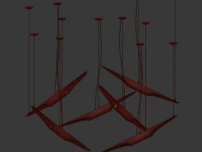 Coltrane Suspension Light 3D model